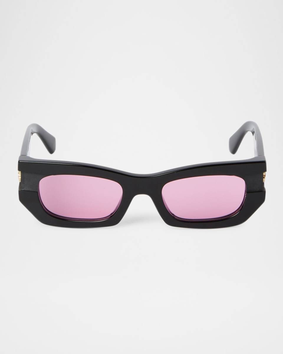Belleville Acetate Rectangle Sunglasses